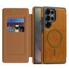 Роскошный чехол-книжка из ПУ-кожи с магнитной подставкой для Samsung Galaxy S22 S23 S24 S25 Ultra Plus Для слота Magsafe Кошелек Защитная обложка