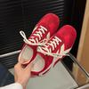Height Increase 4cm Retro Moral Training Shoes Women's 2025 Spring and Autumn Models Versatile Popular Sports and Leisure Board Shoes Soft-soled Forr