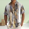 Men's Tree Patterns 3D Print Shirt Button Up Shirt Casual Shirt Summer Shirt Short Sleeve Daily Vacation Clothing