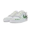 Nike Кроссовки Court Borough Low top для скейтбординга, детские, белые с зеленым, BQ5448-100(КомандаВосемь-ГС)