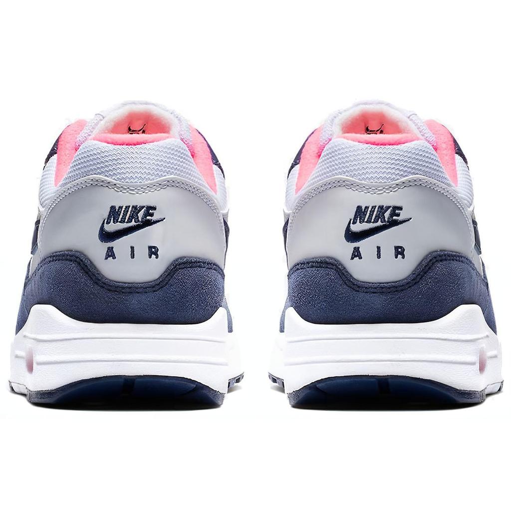 Nike Air Max 1 Pure Platinum Midnight Navy Racer Pink Женские 319986-116