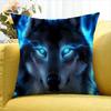 Alpha Sigma Wolf Cool   Various Sizes Square Pillow Case For Car Home Bedchamber Decor