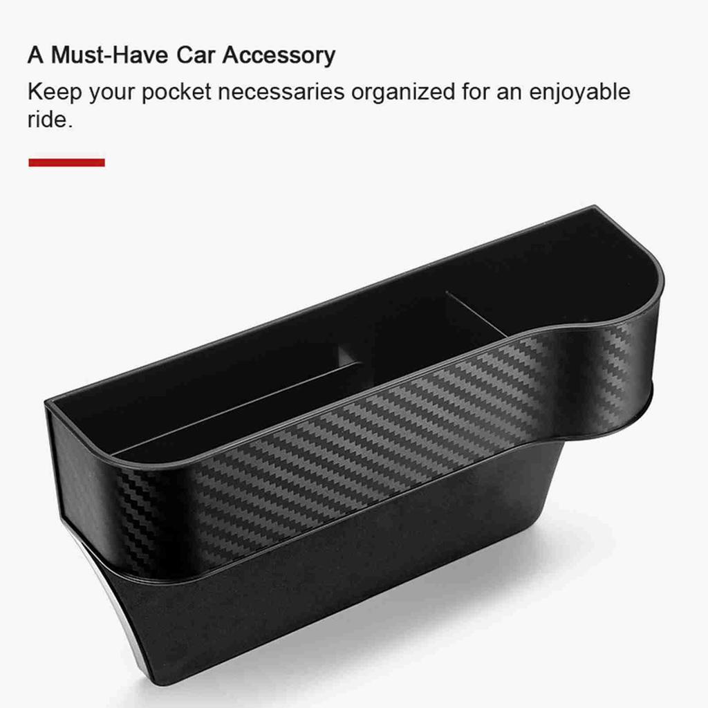 Car Seat Organizer Multifunctional Car Front Seat Storage Box, Universal Fit for Cars, SUVs and Trucks