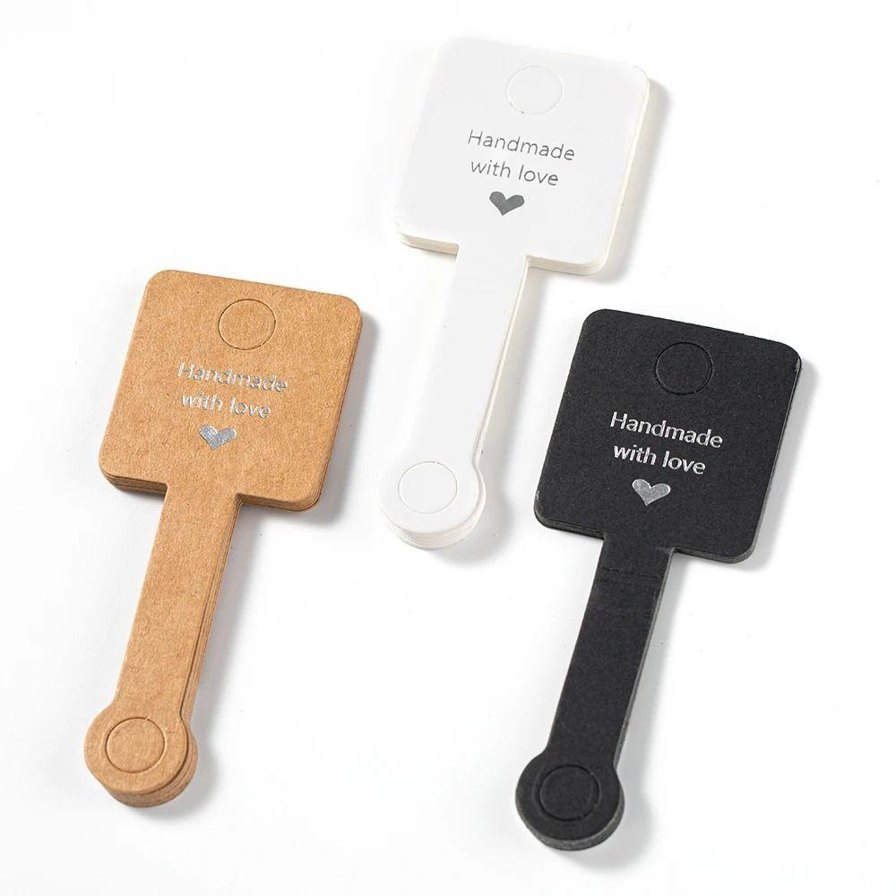 50 шт. подвесные украшения картонные самоклеящиеся ожерелья кольца пакеты бирки