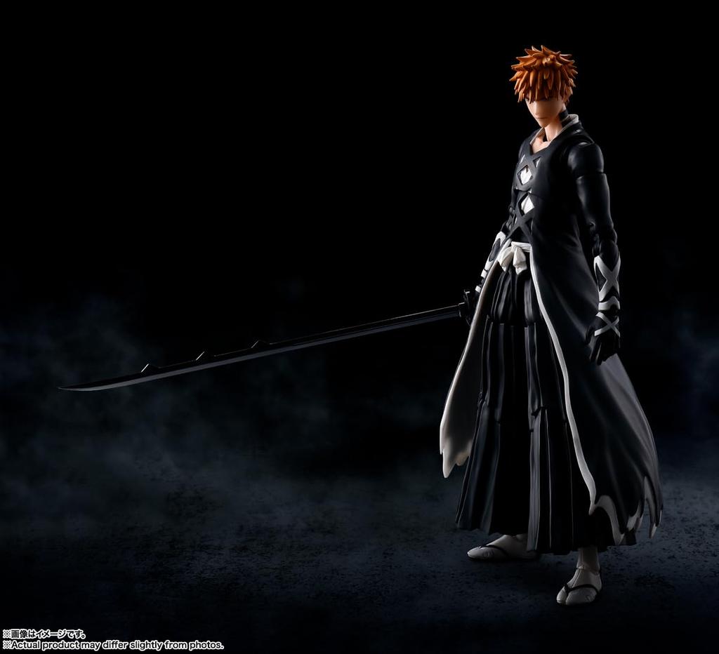 TAMASHII NATIONS BLEACH Тысячелетняя кровавая война Ичиго Куросаки Приблизительно 155 мм окрашенная подвижная фигурка SHFiguarts -Bankai/Tenchain Zangetsu-