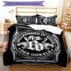 3pcs Böhse Onkelz band pattern bedding set duvet cover set includes duvet cover &pillowcases,perfect all season bedroom decoration&gift
