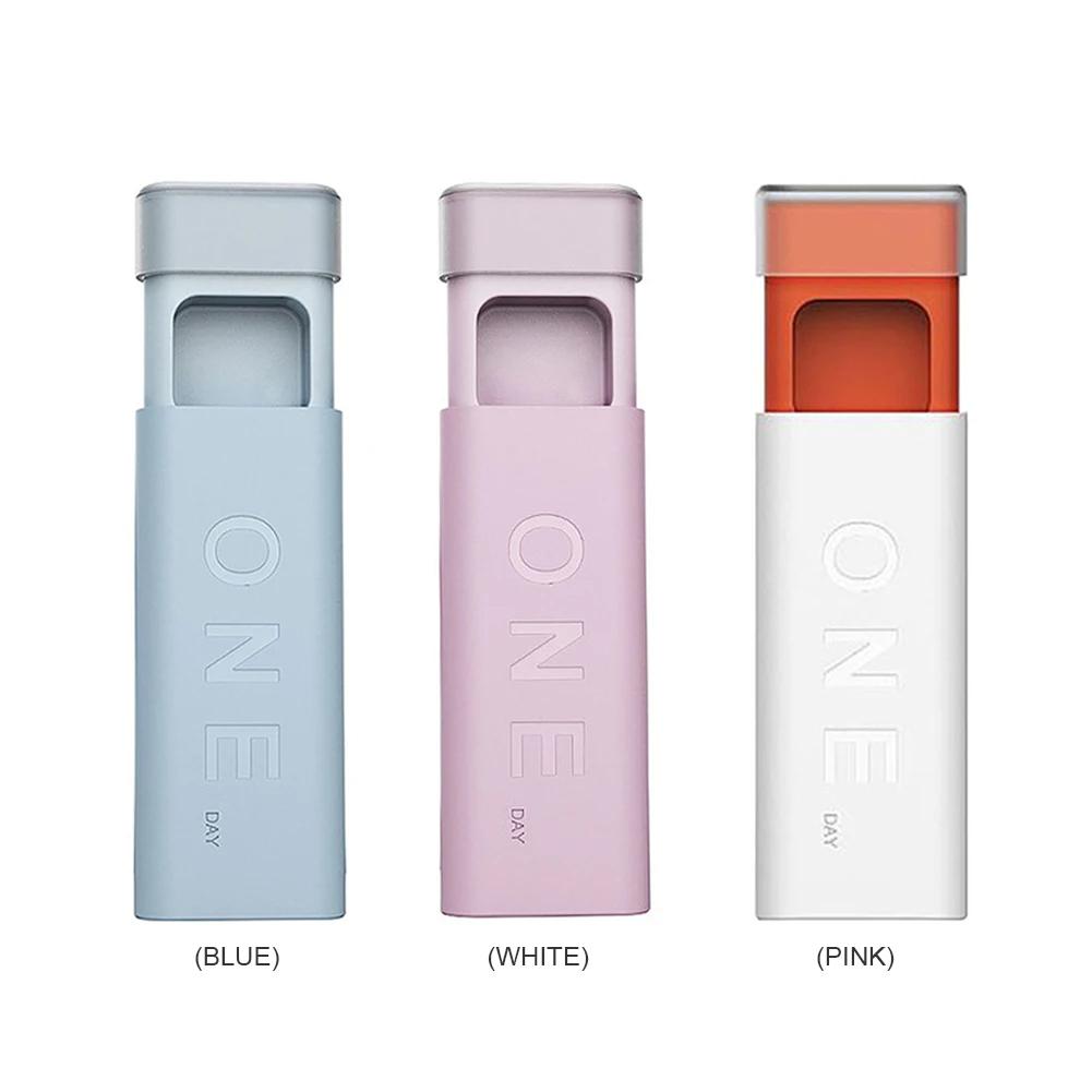 4-1 шт. Модная таблетница с 3 отделениями, контейнер-органайзер для лекарств, диспенсер для таблеток, футляр для хранения таблеток