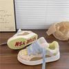 Милые пудровые студенческие оригинальной расцветки нишевые хлебные туфли женские осенние новые универсальные повседневные спортивные кеды женские