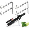 Versatile Wrought Iron Designed Wine Holder Functional Artistic Wine Holder for Stylish Bottle Organization Stand Rack