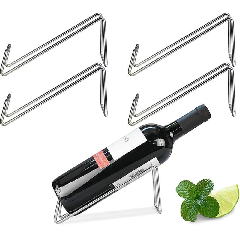 Versatile Wrought Iron Designed Wine Holder Functional Artistic Wine Holder for Stylish Bottle Organization Stand Rack