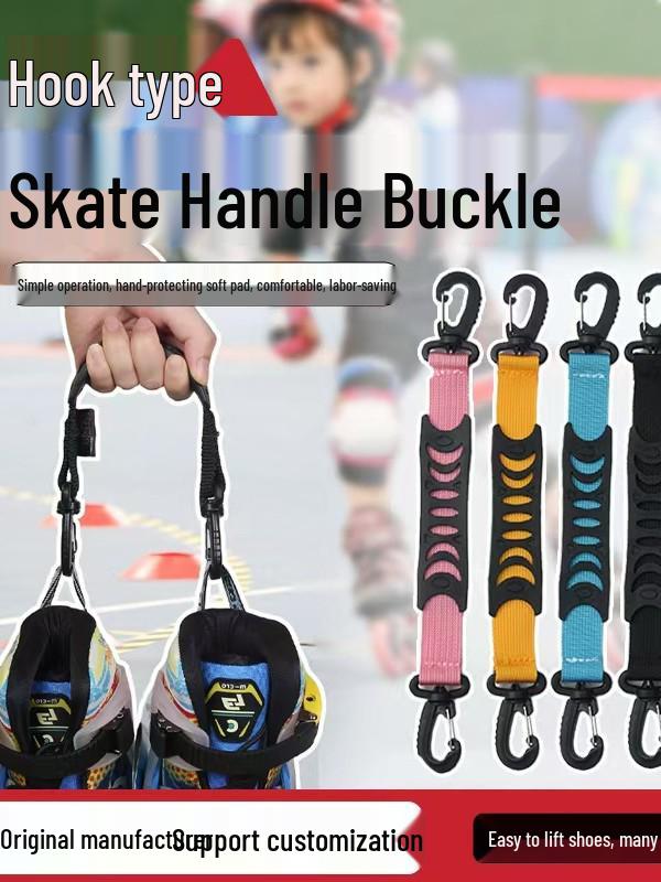 Anti-Choke Roller Skate Handle with Soft Buckle and Lifter