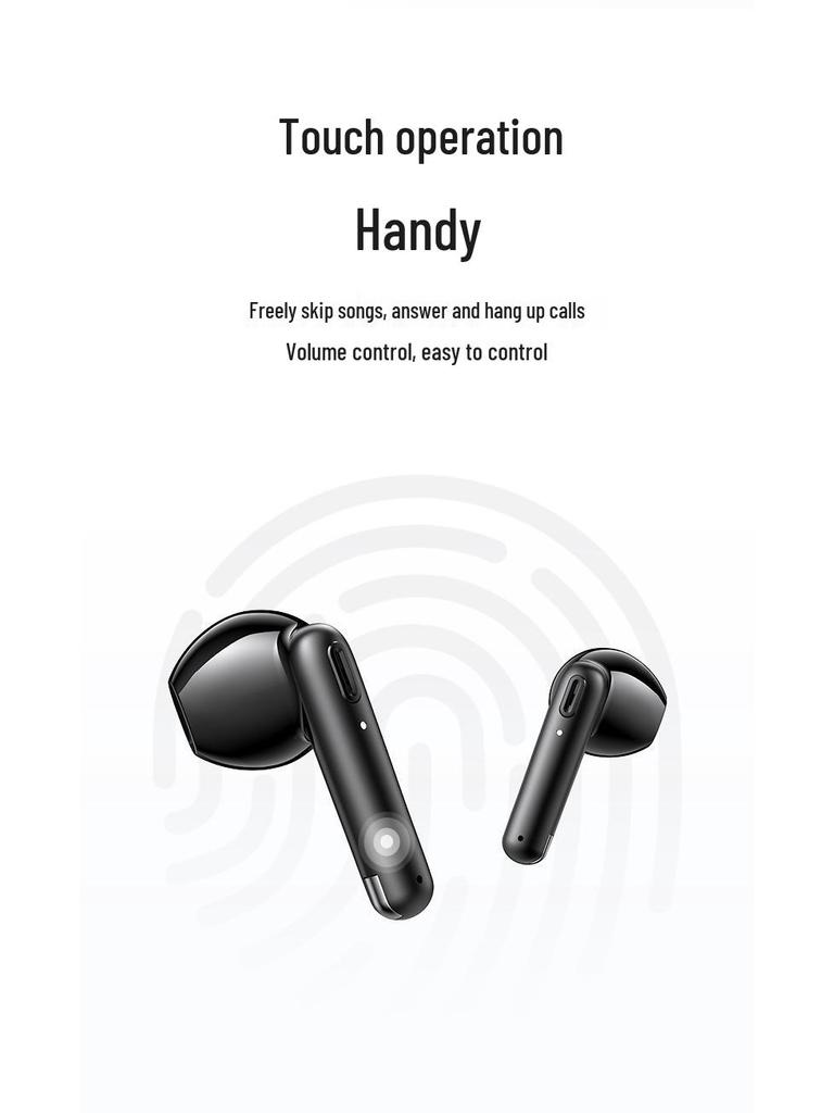 Беспроводные мини-наушники USAMS E03 Bluetooth для спорта - Полувкладыши, стерео