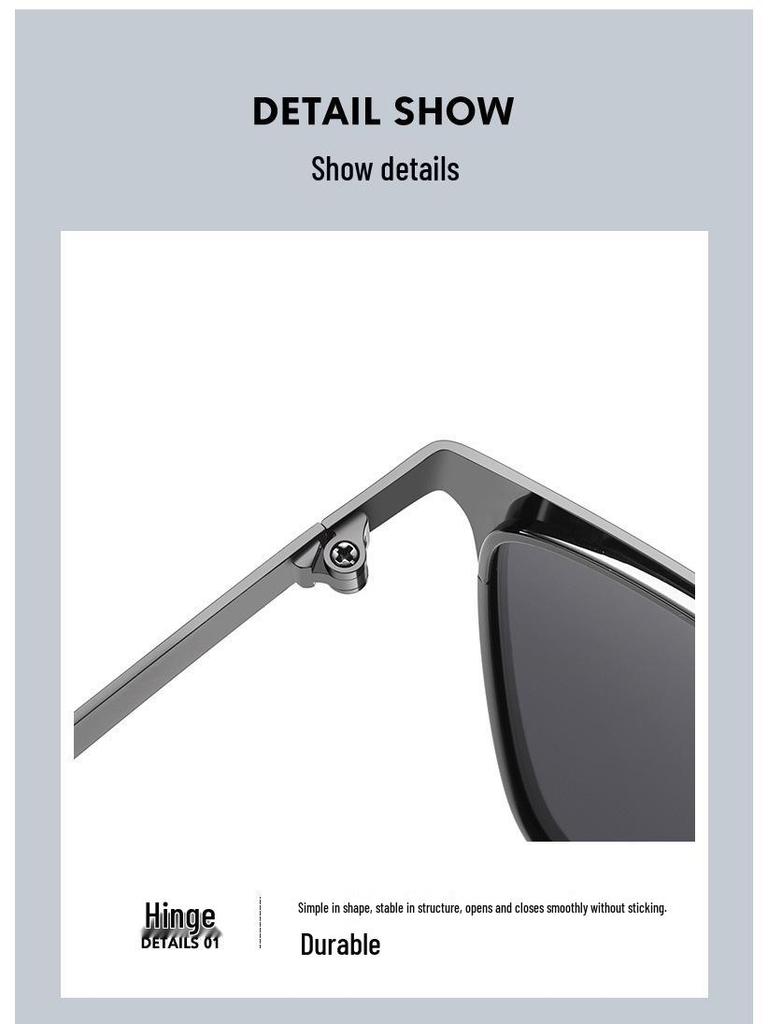 Мужские поляризационные солнцезащитные очки от УФ-излучения для вождения