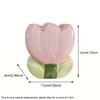 Fashion Creative Tulip Series Makeup Brush Storage Bucket Sweet Cute Flower Pen Holder Office Desktop Storage Accessories Gift