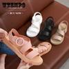 Women's Fashion Candy Sandals Flat Bottomed Outdoor Solid Color Leisure Fashion Comfortable and Breathable Outdoor Beach