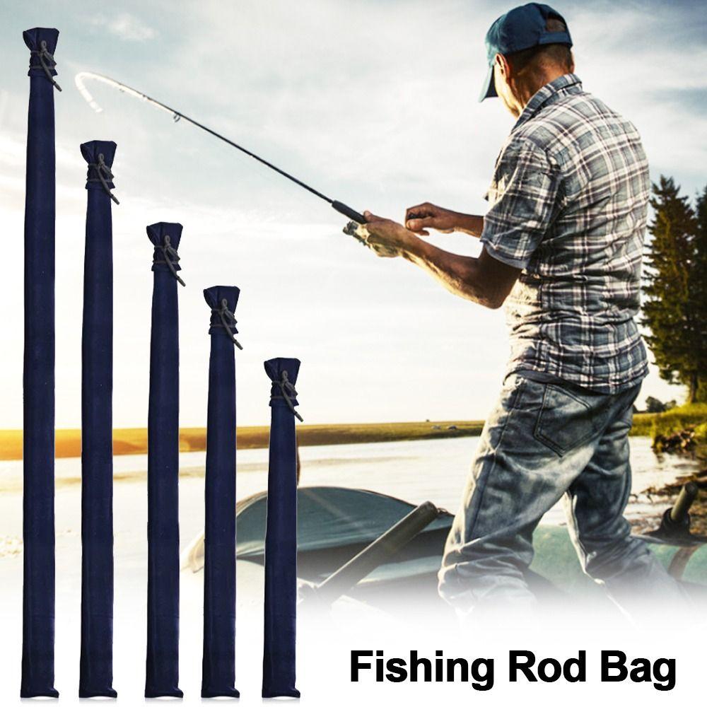 Folding Lure Rod Bag Portable Fishing Tackle Storage Bag Fishing Rod Protective Cover