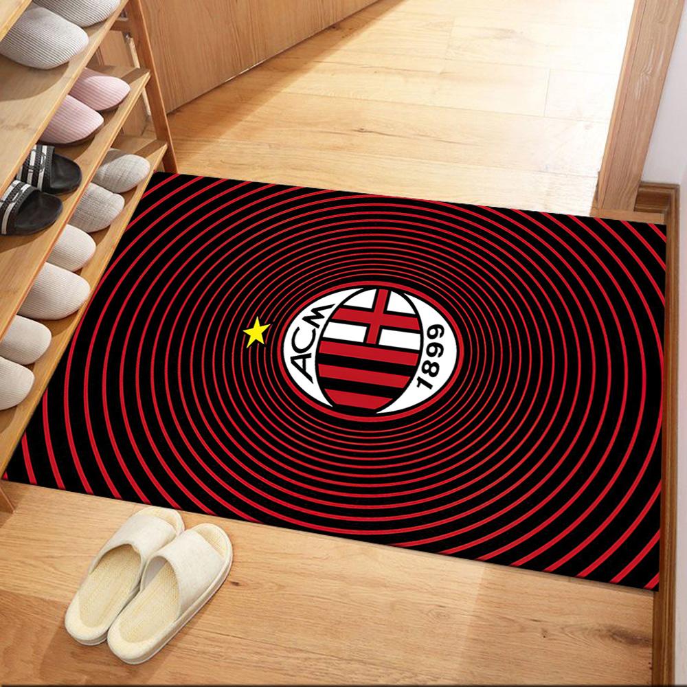 Ac Milan Carpet Design For Dormitory Bedrooms Decorate Room Foyer Antislip Carpet Office Home Decor Perfect Gift For Valentine'S Wedding Birthday