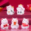 Micro Landscape Creative Cute Good Luck Fat Fortune Cat DIY Decoration Accessories Car Desktop Mini Ornaments Office Desktop