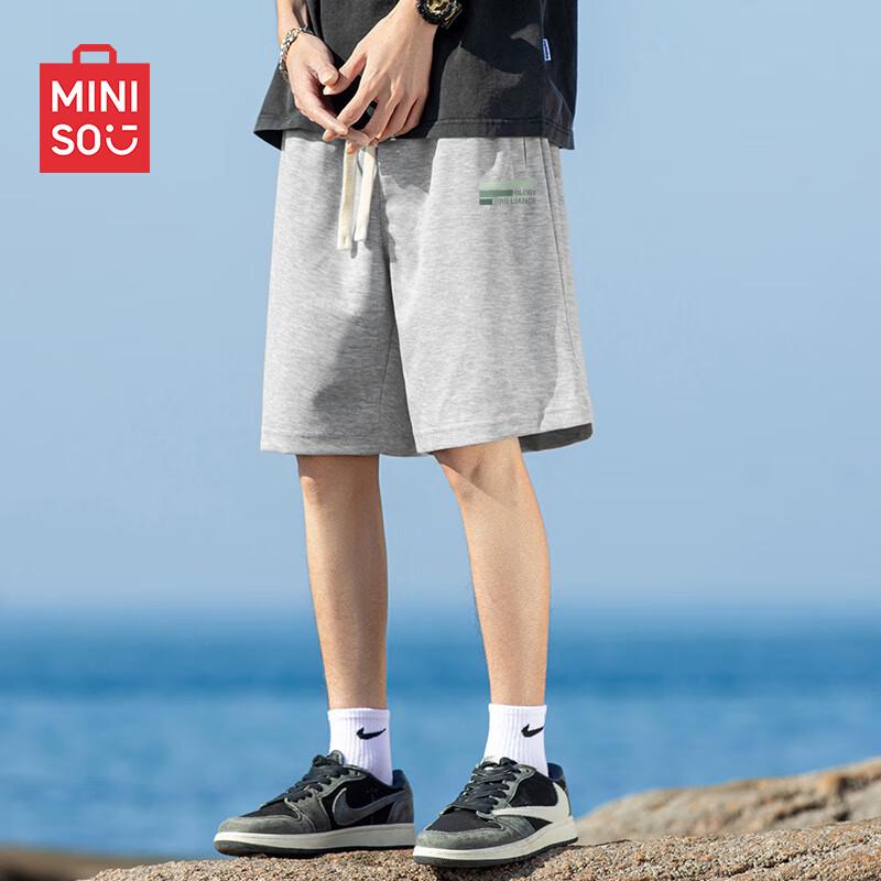 MINISO Men's 2025 Summer American Style Casual Sports Shorts