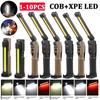 LED Emergency Floodlight COB Folding Work Lamp Strong Magnet Strong Light Emergency Flashlight Type C Car Service Lamp