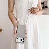 Роскошный ремешок-шнурок для чехла телефона IPhone 17 Air 16 15 14 13 12 Pro Max Plus 16E, конфетный цвет, мягкий силиконовый TPU чехол-оболочка