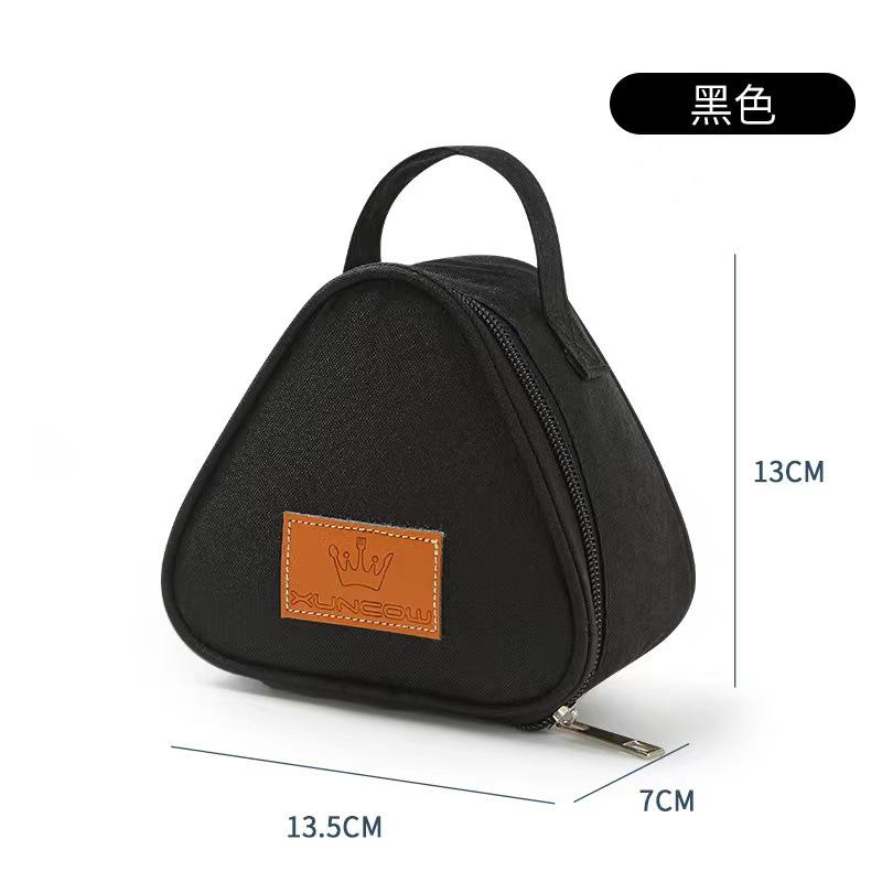 Мини-треугольная изоляционная сумка из алюминиевой фольги, термохолодильник, сумка для обеда, студенческая сумка для рисовых шариков, коробка для завтрака, сумки для переноски обеда Bento