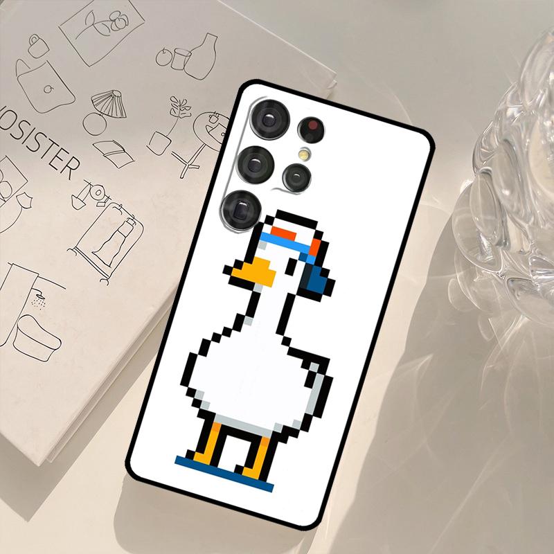 Мем Танцующая Утка Шуба Смешной Чехол для Samsung Galaxy S23 S21 Ultra Note 20 Note 10 S20 FE S9 S10 Plus S22 Ultra Защитный Чехол