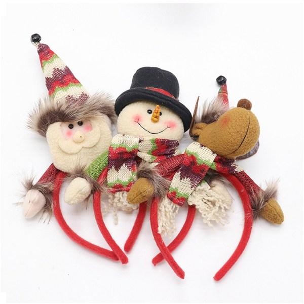 Повязка на голову в стиле ретро для вечеринки в канун Рождества, Санта, 1 шт.