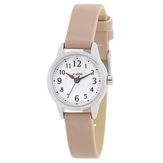 J-AXIS Unisex Mini Analog Watch, Easy-to-Read Series, Faux Leather Belt, Compact Casual Design, Lightweight