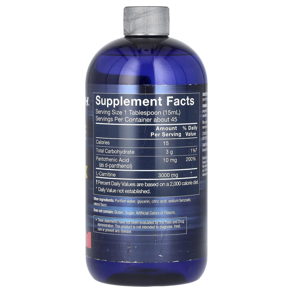 L-карнитин 3000, Candy Punch, 709 мл(24 жидких унции)