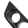 2X Front Bumper Fog Light Cover For BMW E46 M3 2001 2002 2003 2004 2005 2006 Car Dual Hole Surround Air Duct Grille Racing style