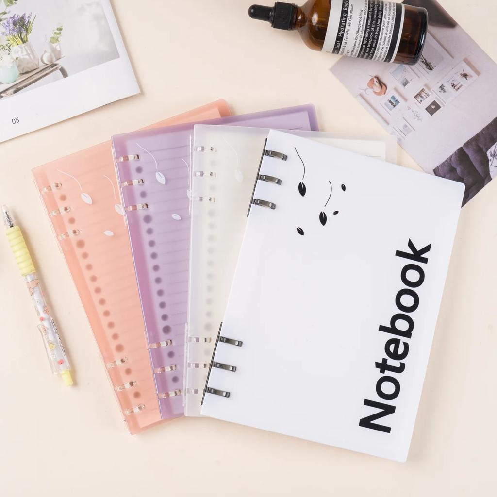 1pc Loose-leaf Notebook A5 Large Capacity with Colorful Index Pages Replaceable Refill for Students Office Accessories