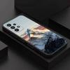 Швейцарский горный чехол для телефона Matterhorn для Samsung S 26,25,24,23,22,30,21,10,9,Ultra,Plus,Lite,FE,4,5G Черный Мягкий чехол