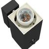 Outdoor Wall Lamp Black 10.5 x 6 x 33 cm Stainless Steel and Plastic