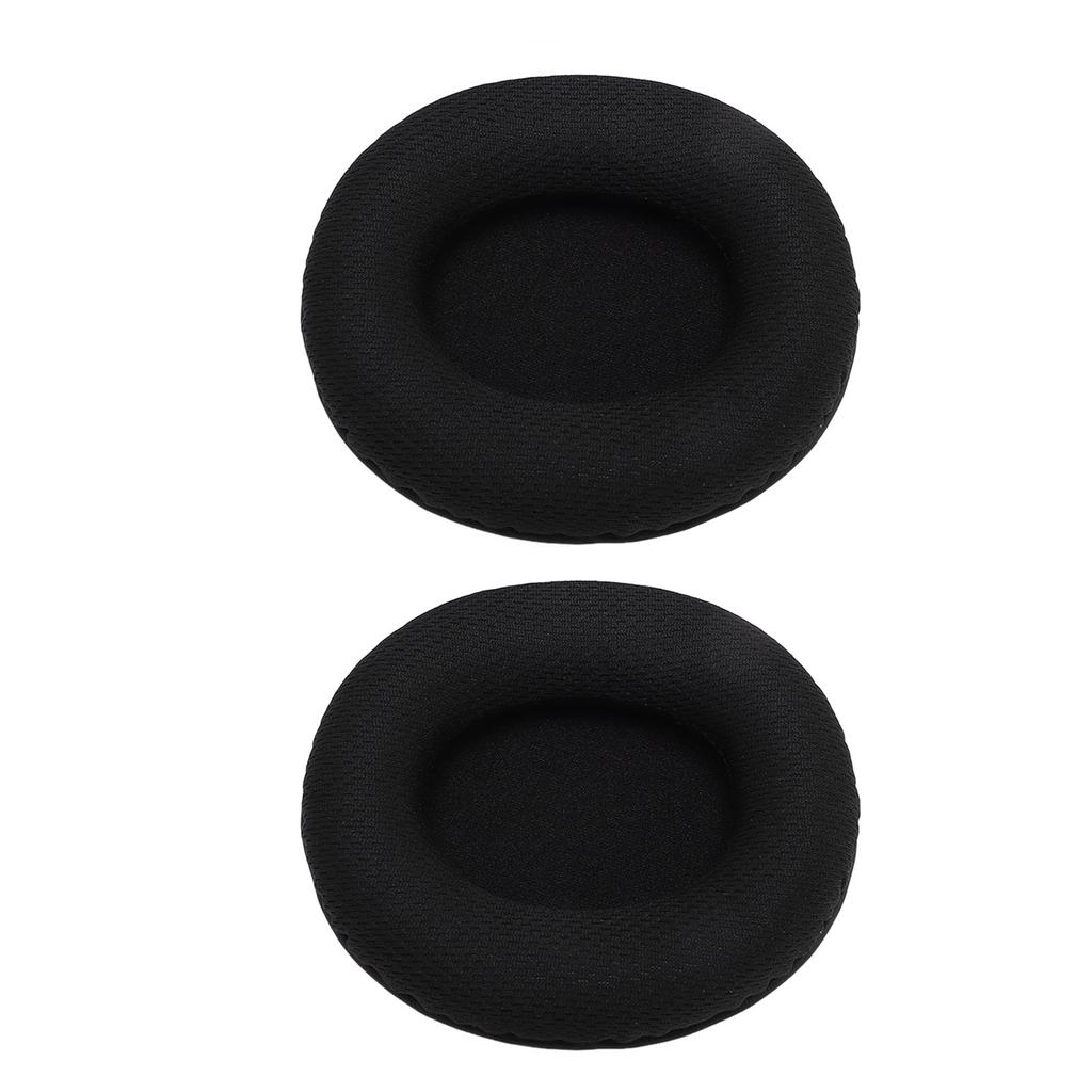 4PCS Headphone Earpads Memory Foam Mesh Fabric Cushions Headset Ear Cover Replacement for Cloud Stinger Core Black