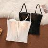 Sleeveless Lace Corset Hollow Suspender Vest Spicy Girl Style Lace Camisole  Ladies
