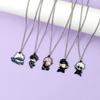 Jujutsu Kaisen Yuji Itadori and Gojo Satoru Necklace Creative Cartoon Cute Fashionable Personalized Portable Student Pendant