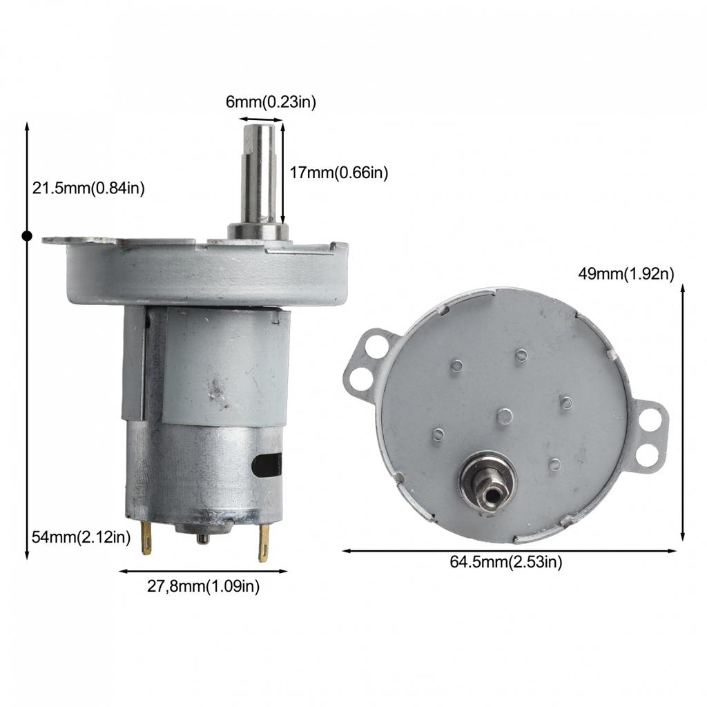 JS50/280 Мотор омывателя Замена Мотор-редуктор Эффективная работа