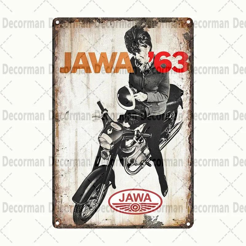 [ DecorMan]  JAWA BSA Мотор Металлические Знаки Постеры Винтажная Живопись Индивидуальный Декор Клуба LTA-1704 винтажный декор