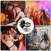 2 шт. Венецианская маска Маска на пол-лица Хэллоуинская маска Маска с перьями Маскарадная маска Маска для вечеринки Маска Mardi Gras для Карнавала