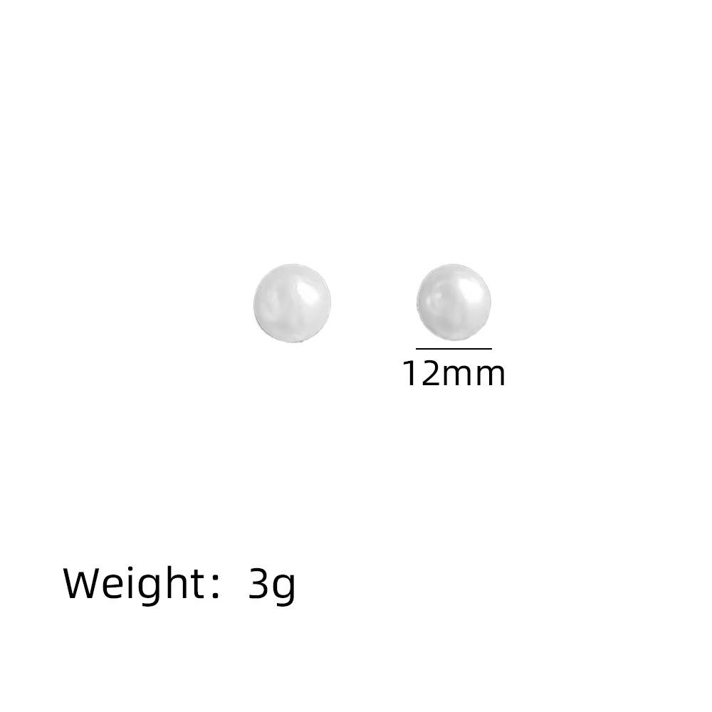 925 Pearl Earrings Women'S Simple Temperament Versatile Stud Earrings High Quality Advanced Sense 925 Niche Earrings