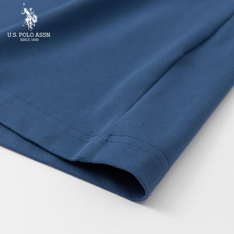 U.S. Polo Assn. Мужская рубашка-поло с длинным рукавом в стиле business casual