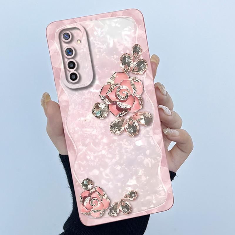 Чехол для телефона Realme 6 Чехол Realme 6s Модный Простота Масляная живопись Цветок Мягкий Жидкий силикон Оболочка Для Realme 6 Pro Funda