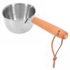Small Pot for Hot Oil and Butter Stainless Steel Pan for Cooking and Melting