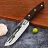 Кованые кухонные ножи ручной работы для мяса Нож для обвалки рыбы Убойный колун Изогнутые ножи для мясника