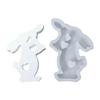 Уникальная форма в виде кролика 3D силиконовая форма для литья смолы, формы для DIY ремесел