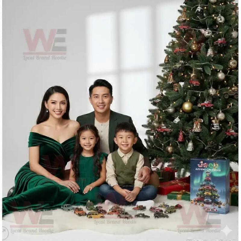 Мотоциклетный Адвент-календарь 2025 – 24 дня до Рождества, 2D Акриловое Праздничное Украшение, Идеальный Подарок для Мотоциклистов и Любителей Мотоциклов