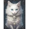 Алмазная картина, полная дрель, искусство, цветок, кошка, животное, круглая алмазная живопись, ручная работа, роза, сделай сам, алмазная мозаика, картина, украшение для дома