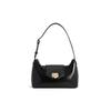 Charles & Keith Minimalist Flap Baguette Shoulder Bag Small Women shoulder bag Beige Black CK2-20671648