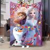 Одеяло с именем на заказ Снежная королева Замороженная принцесса Эльза Принцесса Диван Гостиная Офис Дом на колесах Доступно для четырех сезонов Быстрая доставка